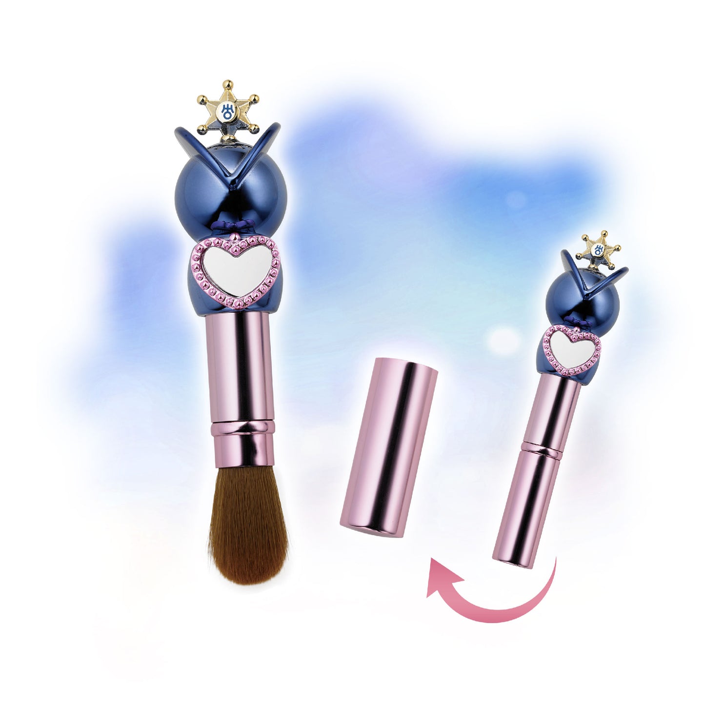 CreerBeaute Sailor Moon Twin Lip Rod Cheek Brush Sailor(Buy 2 get 30% off)