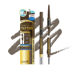 K-Palette Lasting 3 Way Eyebrow Pencil