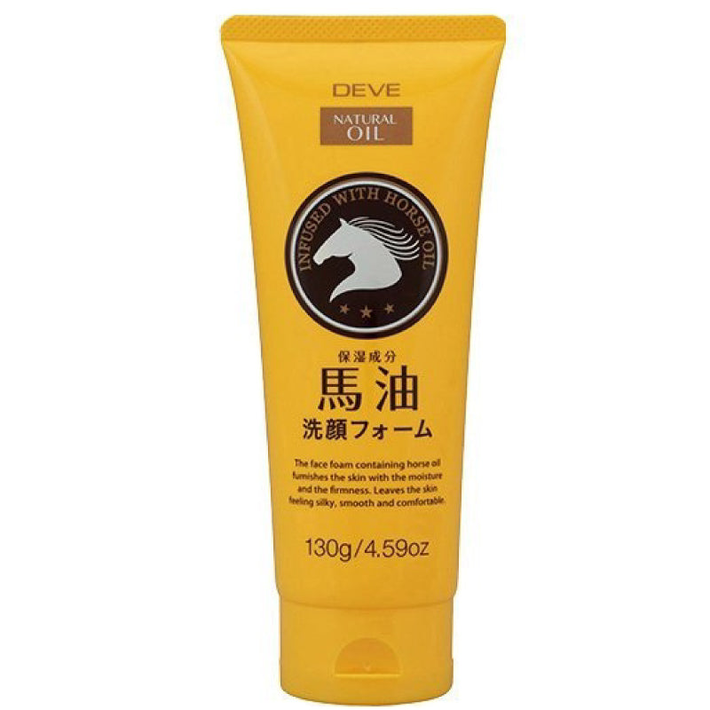 Kumano Deve Horse Oil Foaming Face Wash 130g